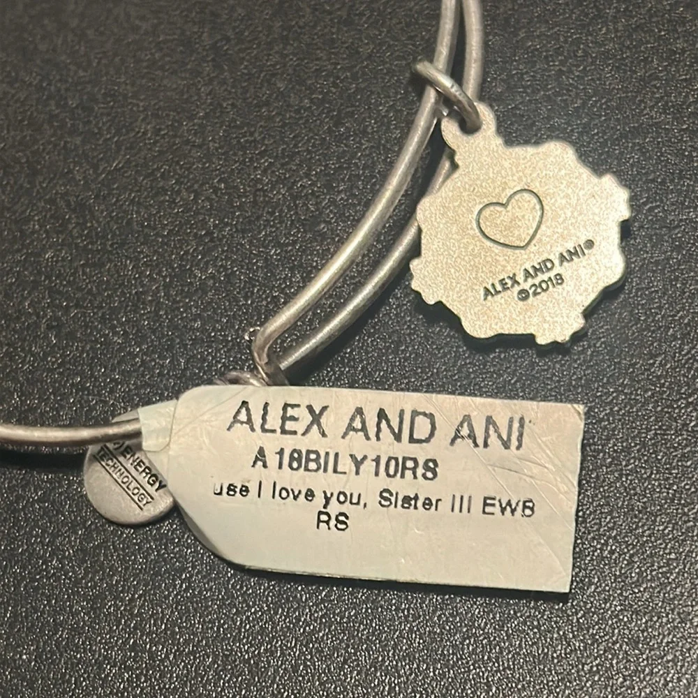 Alex and Ani chic silver